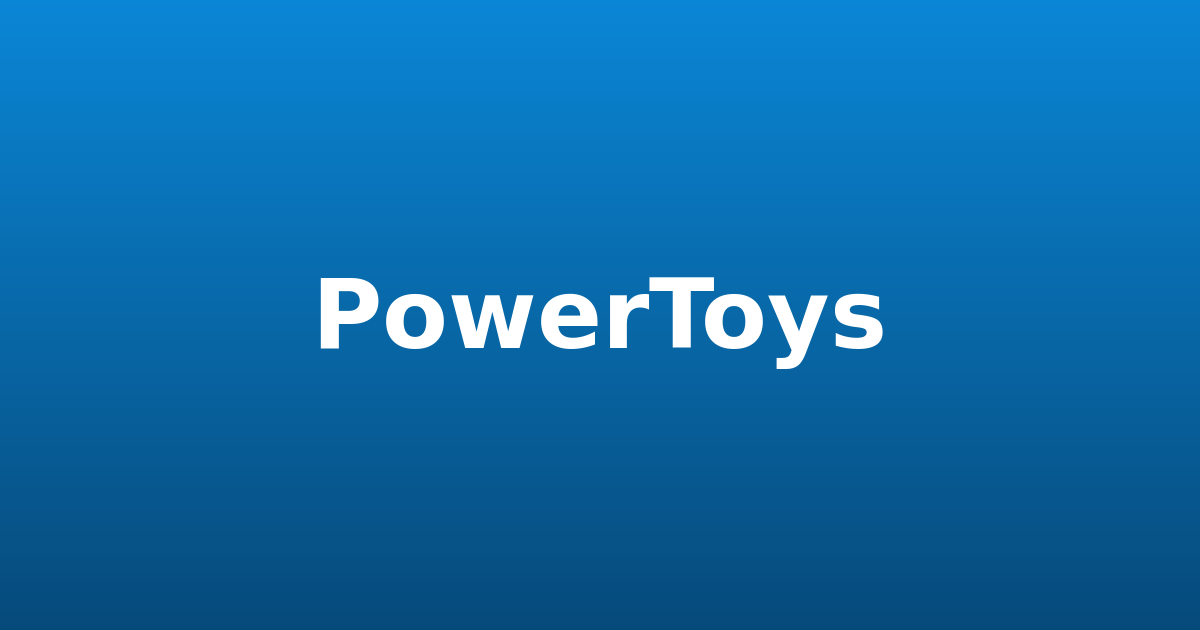 Microsoft PowerToys